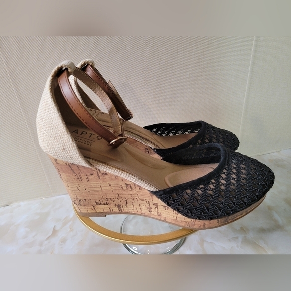Apt. 9 Shoes - APT 9 Wedge Lace Heel Dress Shoes 7.5